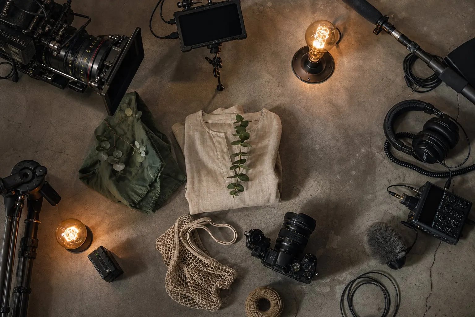 Filmagem moda sustentável: espaços culturais e técnicas