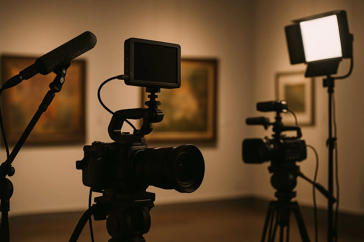 Filmando em espaços artísticos: guia prático de locação