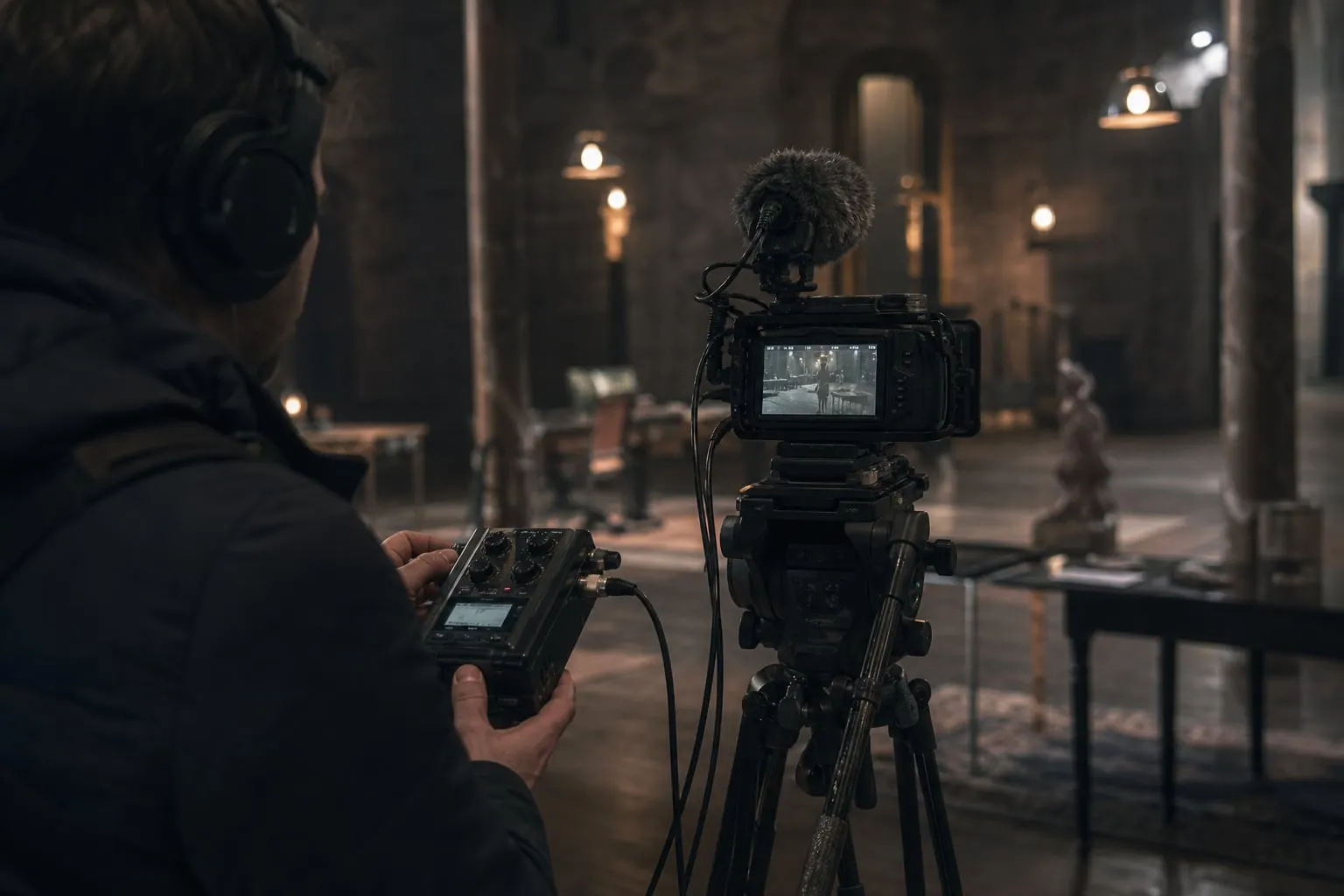 Como gravar áudio limpo em espaços culturais para filmes