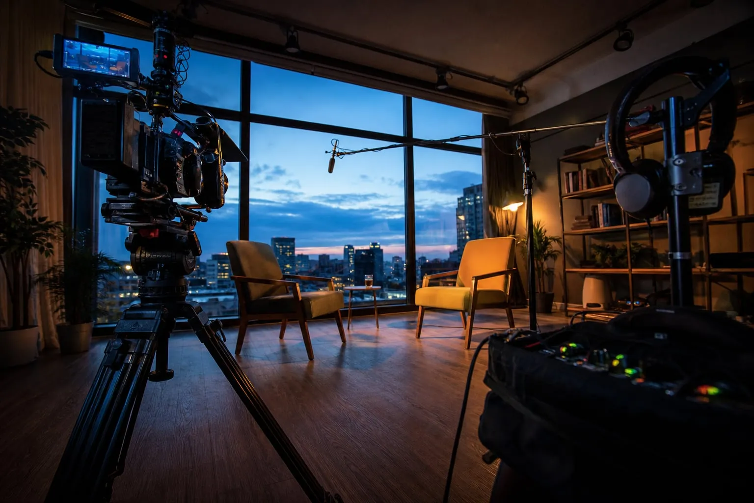 Qual lente usar para entrevista em salas de qualquer tamanho