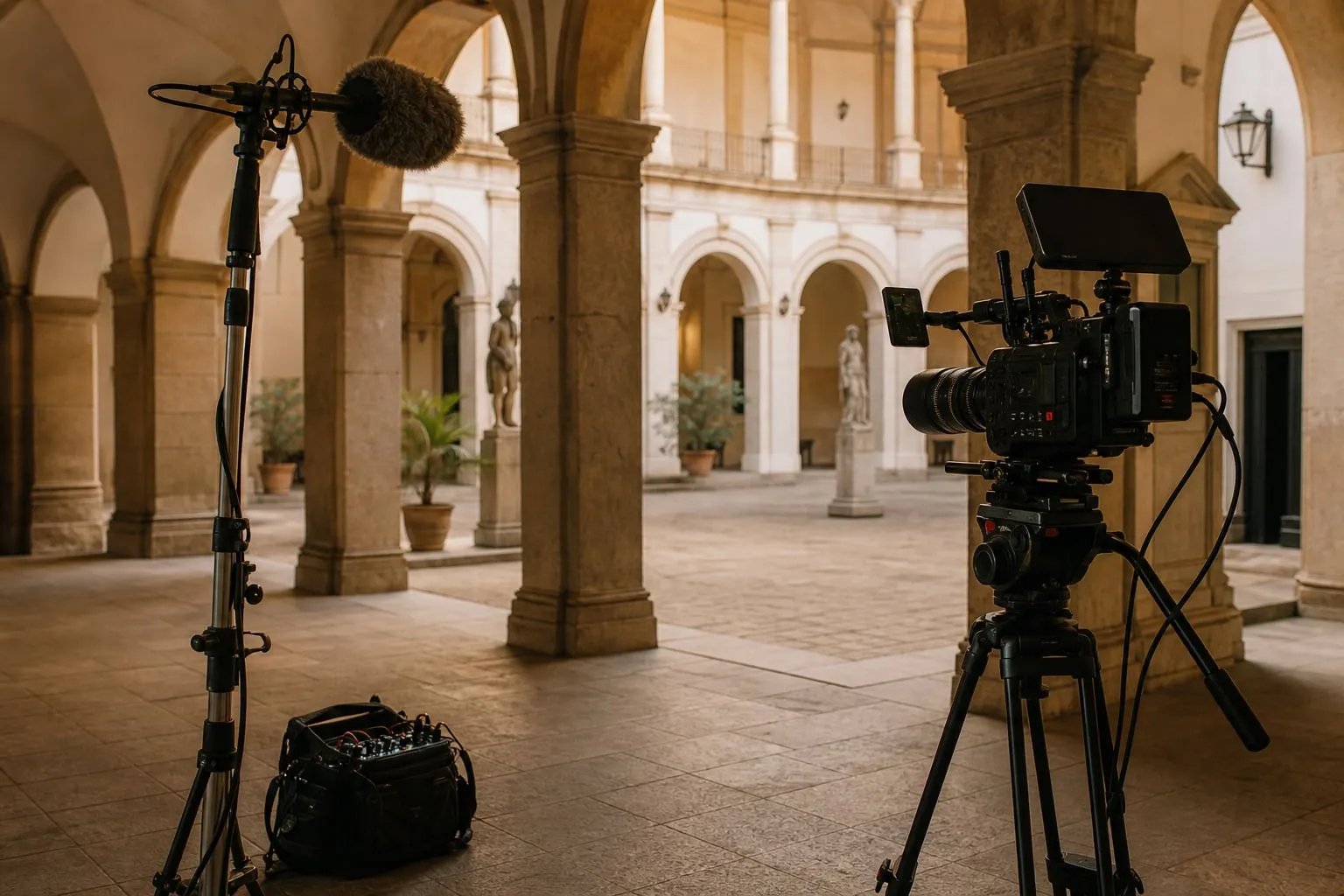 Áudio em espaços culturais: como gravar som limpo para vídeo