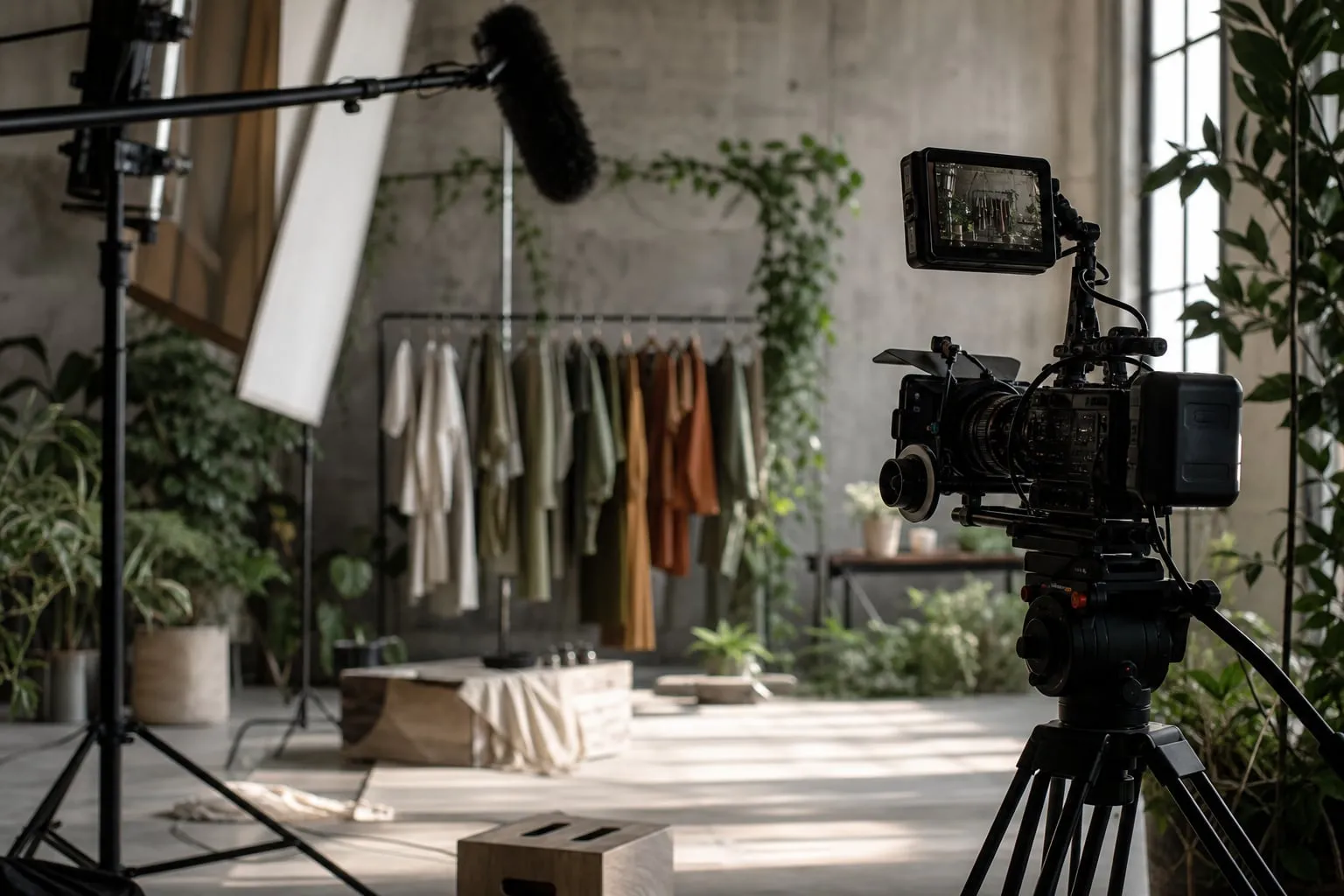 Filmagem de moda sustentável: espaços, luz e som em SP