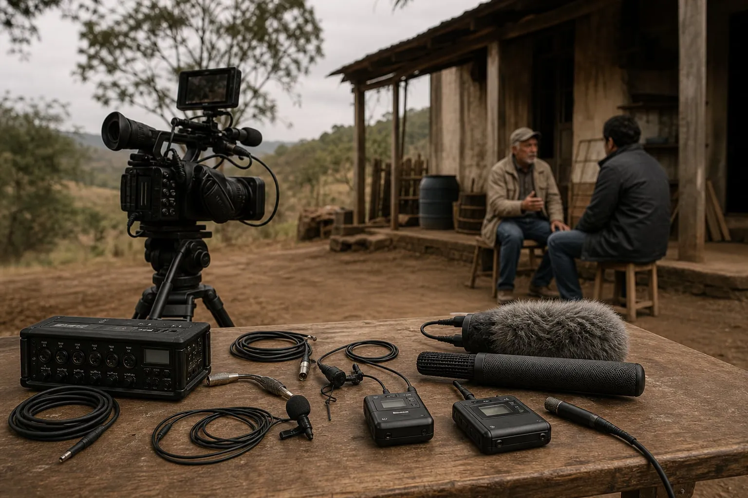 Microfone para documentário: lapela, shotgun ou dinâmico